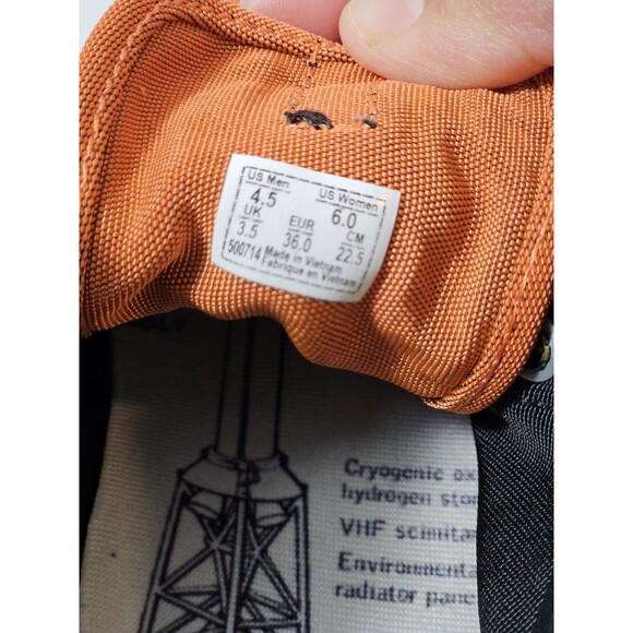 VANS NASA Space Theme Solid Orange Low Top Lace Up Athletic Sneakers US M4.5/W6 main image 12